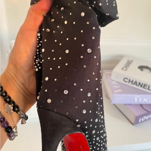 Christian Loubotin swarowski Heels boots - Picture 10 of 16